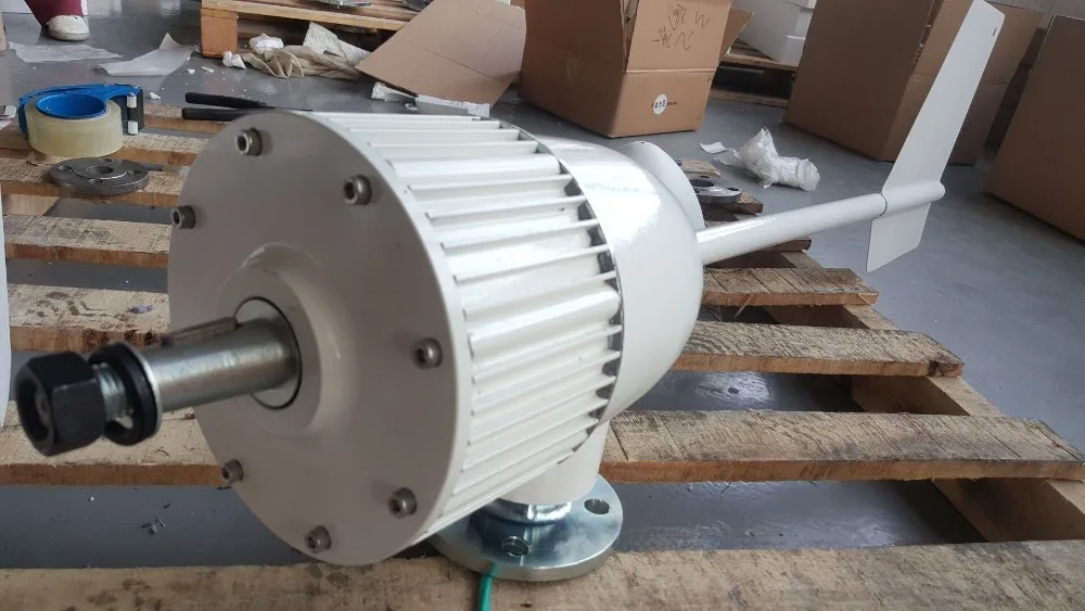 1000w 1KW Wind Turbine Generator Three Blades, 24V/48V Optional Wind Generator with 1000Wwind controller or Hybrid Controller