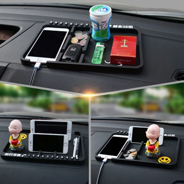 ET Multifunctional Car Anti Slip Mat Dashboard Mount Sticky Pad Mobile