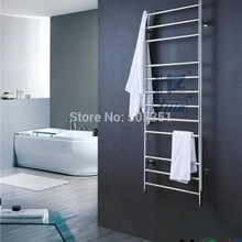 Подогреваемая вешалка для полотенец большого размера из нержавеющей стали, скрытая/открытая проводка, полотенцесушитель с подогревом, HZ-917A