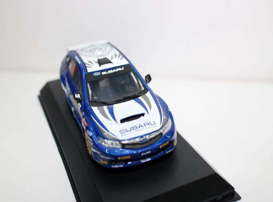 Классическая литая под давлением игрушечная модель 1:43 SUBARU WRX STI ралли гоночный автомобиль автомобили Игрушечная модель для мальчика подарок, Мужская коллекция, украшение