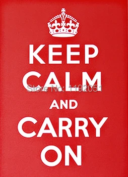 

Keep calm carry on home decor abstract canvas painting Characters Letters only slogan poster free shipping