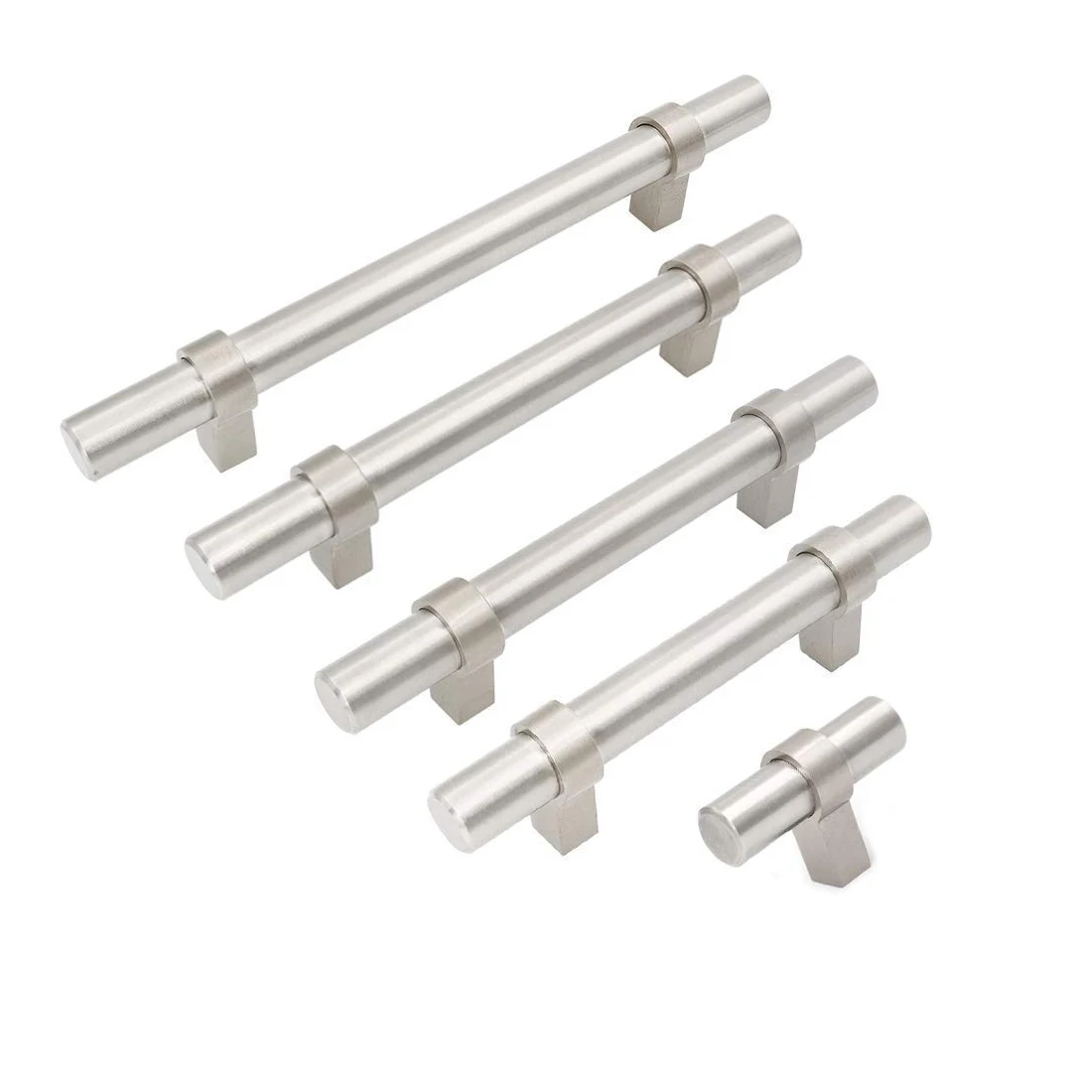 

1 Pack Brushed Nickel Cabinet Knobs Drawer Pulls Modern Kitchen Cabinet Handles Brushed Nickel Drawer Knobs Drawer Handles