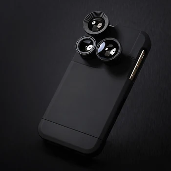 

Help You Become A Great Photographer High quality Eye Wide Angle Macro 3 In1 Camera Lens Phone Case For iphone 6 6s 6 plus