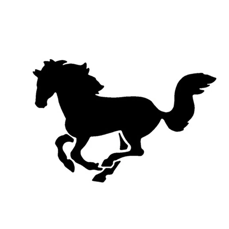 15*10CM Running HORSE Mustang Car Stickers And Stickers Animal Horse