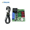 DC 5V 12V W1219 Termostato Digital LED interruptor regulador de controlador de temperatura NTC Sensor rojo verde de doble LED pantalla ► Foto 3/6