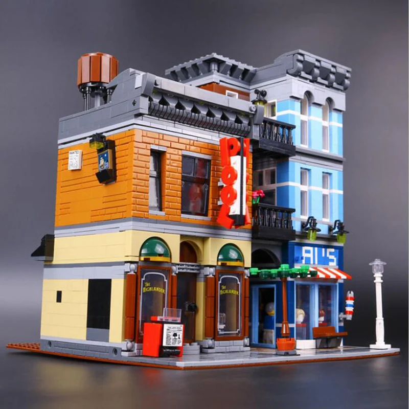 

Creative Street Brick 15011 2262Pcs City Street Detective's Office Model Building Kit Blocks Bricks Toy Compatible 10246