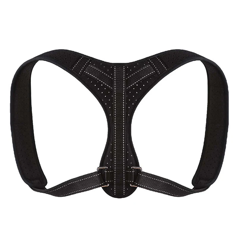 

Wholesale Back Support Belt Student Shoulder Posture Corrector Gym Sports Neoprene Back Bandage Black Back Corset