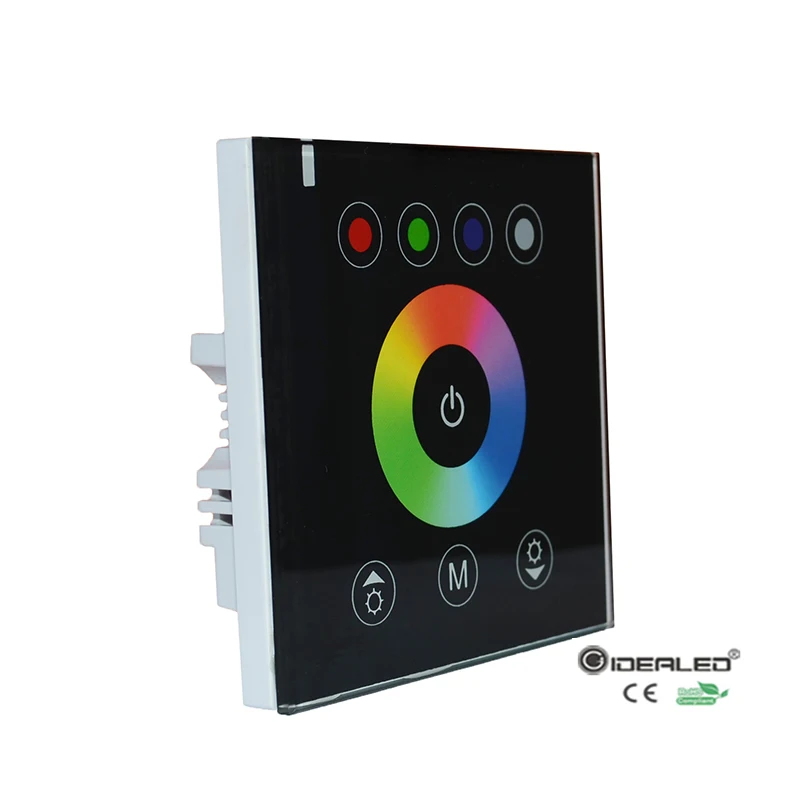 

RGB Controller with touch screen,wall type full-color LED Controller, Inpot DC12V-24V
