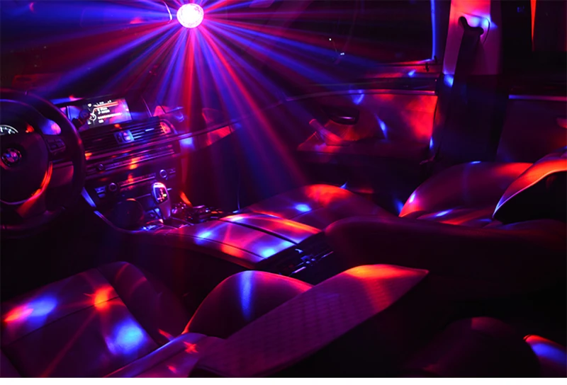 Iluminação para o Carro Casamento ao ar Luz de Discoteca Sololandor Bola Casa Livre Festa dj Estágio Lâmpada Projectorwith Remoto Base Ajustável 5v Usb 10 Sololandor-luz usb para bola de discoteca, 5v,