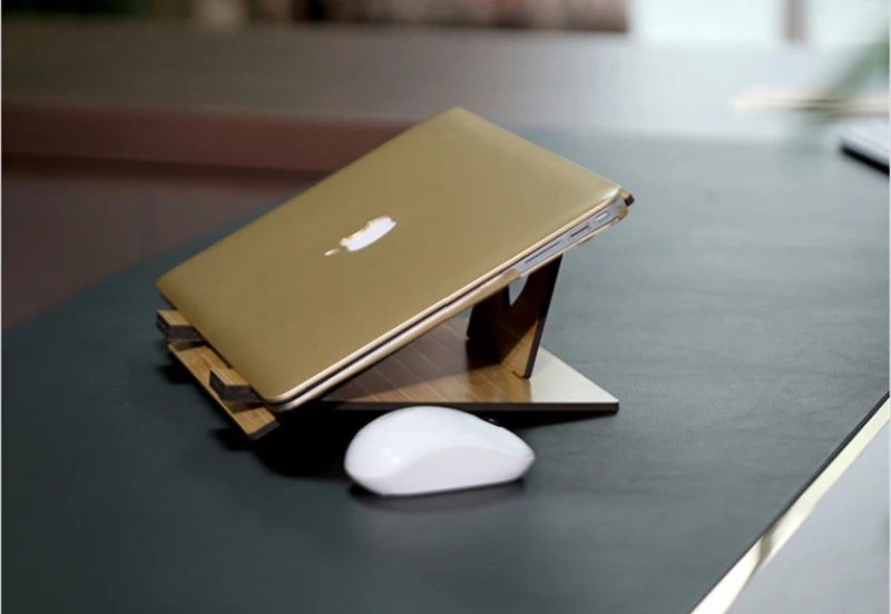 YPAY Эргономичная подставка для ноутбука Macbook Pro Складная охлаждающая подставка для ноутбука Регулируемая Портативная подставка для