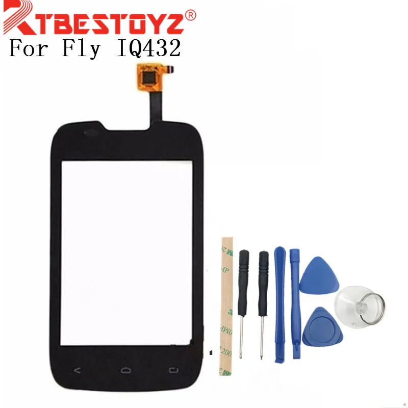 RTBESTOYZ для Fly IQ432 IQ 432 сенсорный экран дигитайзер стекло сенсор Замена оригинальная
