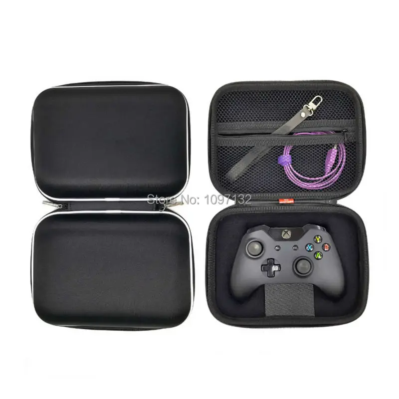 Xbox one 슬림 엘리트 x 컨트롤러 무선 및 usb 유선 게임 패드 용 보호용 에어 폼 파우치 스토리지 캐리 백 여행용