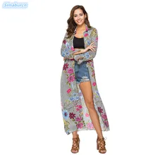 Summer Women Bohemian Shirt Dress Floral Print Chiffon Dresses Ladies Long Maxi Beach Female Autumn Dresses Vestidos 2019 Summer Women Bohemian Shirt Dress Floral Print Chiffon Dresses Ladies Long Maxi Beach Female Autumn Dresses Vestidos 2019