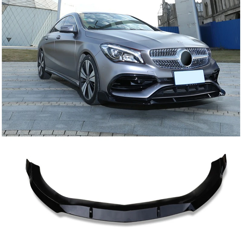 

ABS Front lip rear spoiler front Bumper Protector For Mercedes-Benz CLA W117 Body kit spoiler 2016-2018 CLA200 180 250