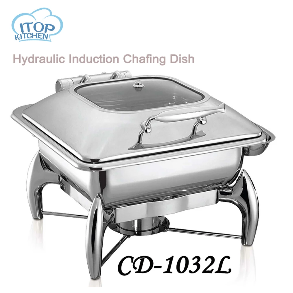 Hydraulic Induction Chafing Dish With 2 3GN Food Pan 6L Buffet Stove Pot Holloware Boiler Restaurant Cafeteria In Dinnerware Sets From Home Garden On Hydraulic Induction Chafing Dish With 2 3GN Food Pan 6L Buffet Stove Pot Holloware Boiler Restaurant Cafeteria In Dinnerware Sets From Home Garden On