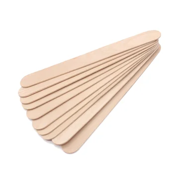 

100Pcs Wooden Disposable Cosmetic Makeup Spatula Mask Spoon Facial Mask Stick DIY Masks Cream Spoon Face Makeup Tools
