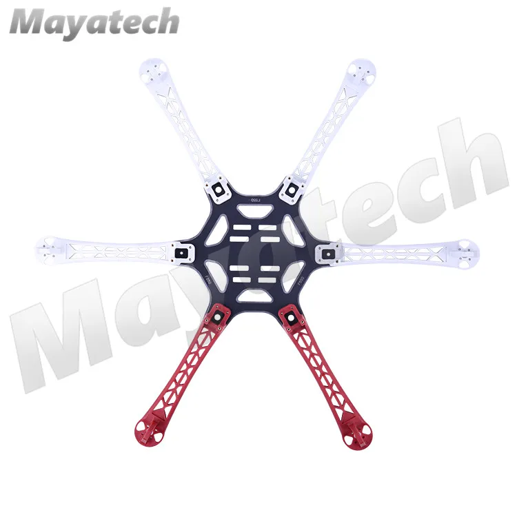 FPV F550 Hexa Frame Arm HexaCopter PCB с шасси Gimbal Защитная батарея Plate для квадрокоптера Flamewheel