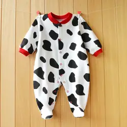 Одежда для сна для маленьких девочек хлопковая цельнокроеная одежда с пуговицами спереди для маленьких девочек 3-12 месяцев