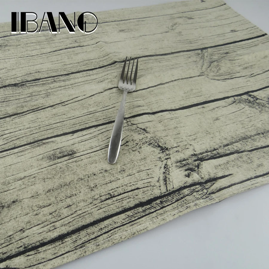 

Retro Wood Grain Tablecloth Cotton Linen Fabric Table Cloth Cover Home Decoration for the Kitchen 1PCS/Lot