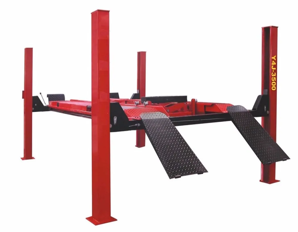 

4 post car lift with capacity of 3500kg