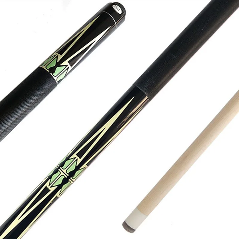 

Quality Billiard Pool Cue 13mm/11.5mm/10.5mm Tip 1/2 Split Center Joint Stick China 2017