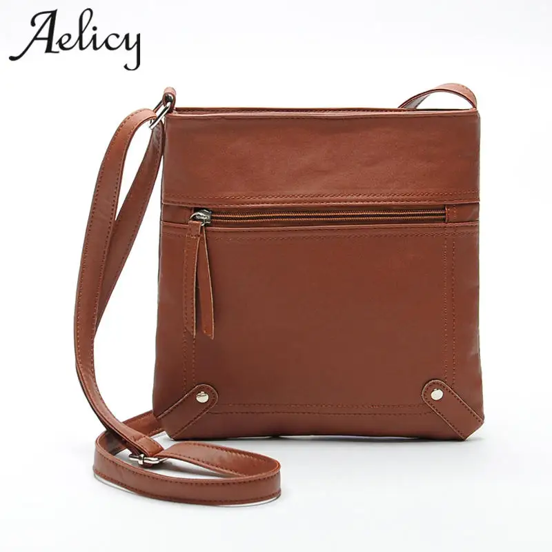 Fashion Womens PU Leather Satchel Shoulder Bags Messenger Bag Female Crossbody Bags Casual ...