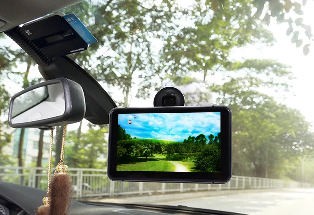 Vrfel 7 &quotавтомобильный видеорегистратор GPS навигатор Android FHD 1080 P грузовик двойной