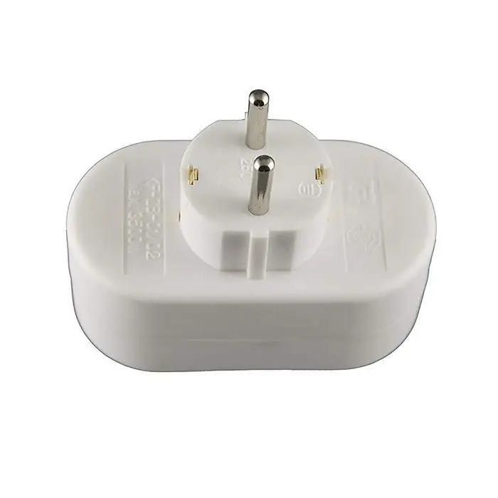 German Standard Power Conversion Plug Travel 3 Holes, 2 Holes Power 16A 250V Plug 3500W Converter Socket