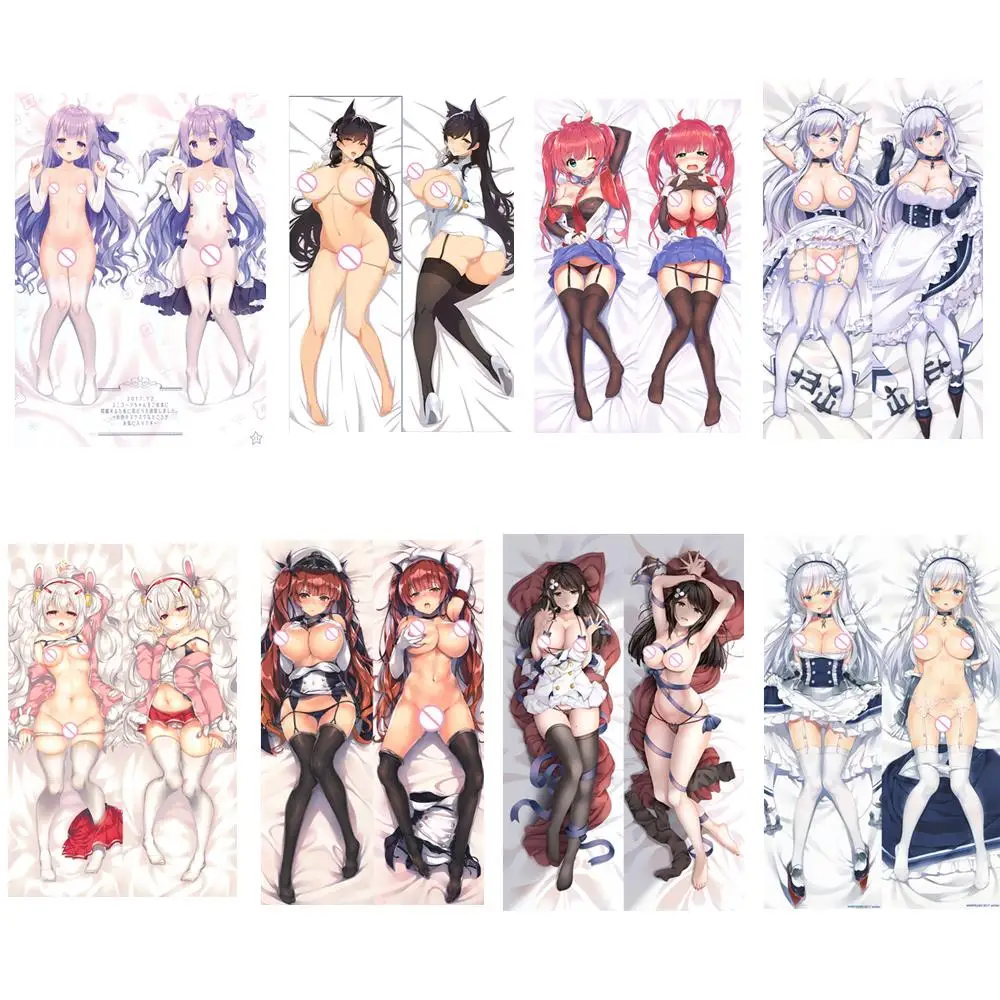 

Azur Lane Japanese Anime Game atago & belfast Dakimakura laffey Sexy Girl throw pillow cover Otaku hugging Body Pillowcses