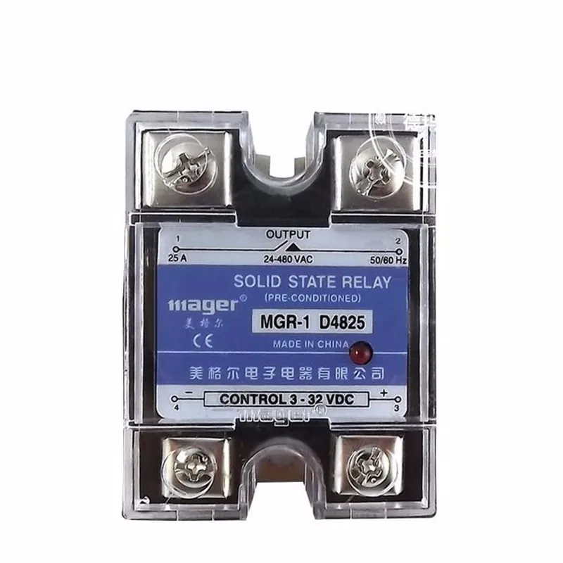 Original MGR-1DD220D25 Solid State Relay Single-phase Ssr Control DC 3-32v 