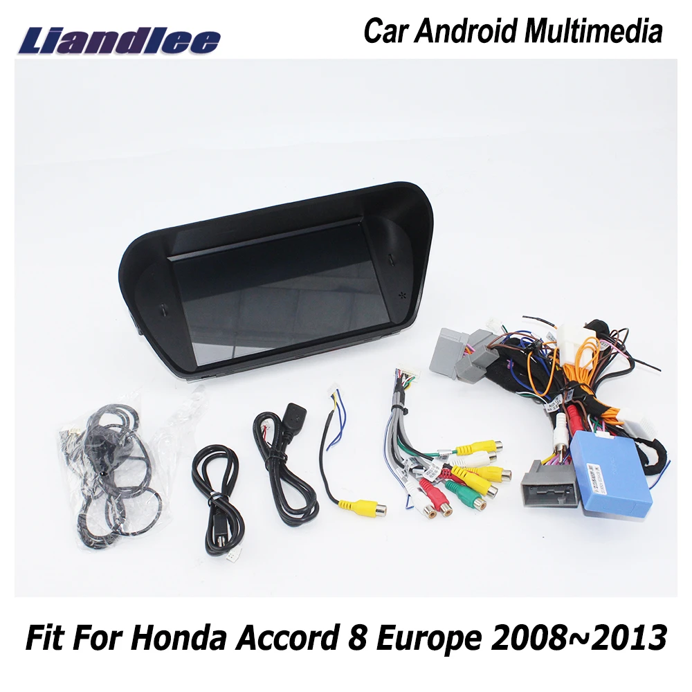 Clearance Liandlee For Honda For Accord 8 Europe 2008~2013 Stereo Car Android Carplay BT GPS Navi Navigation Map Camera OBD Screen no DVD 1