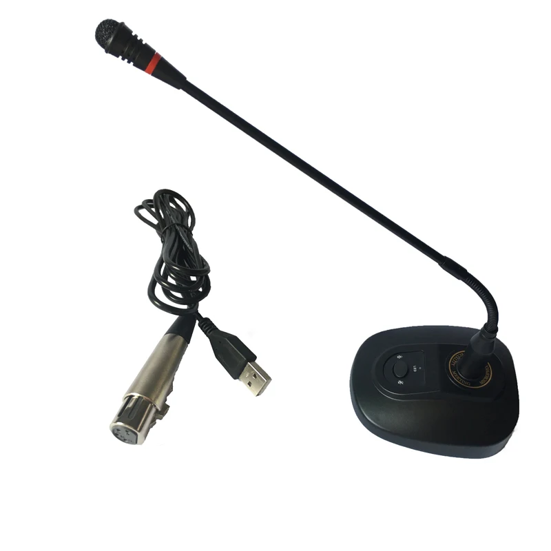 USB устанавливаемый на стол микрофон конференц-связи Gooseneck конденсаторный микрофон