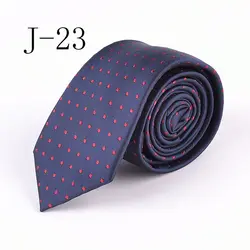5 см дизайнерский Галстук Топ Модные Галстуки Синий с в красный горошек высокого качества жаккардовый плетеный галстук