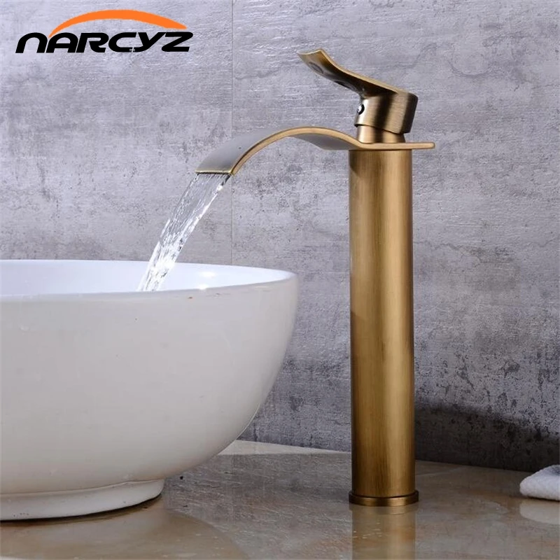 New Style Waterfall faucet vintage antiqud kitchen Mixer Waterfall