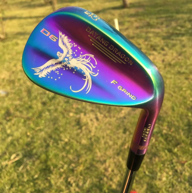 2017 golf wedges phenix réel forgé coins 52 56 60 degrés avec d'origine S200 arbre en acier D6 de golf clubs