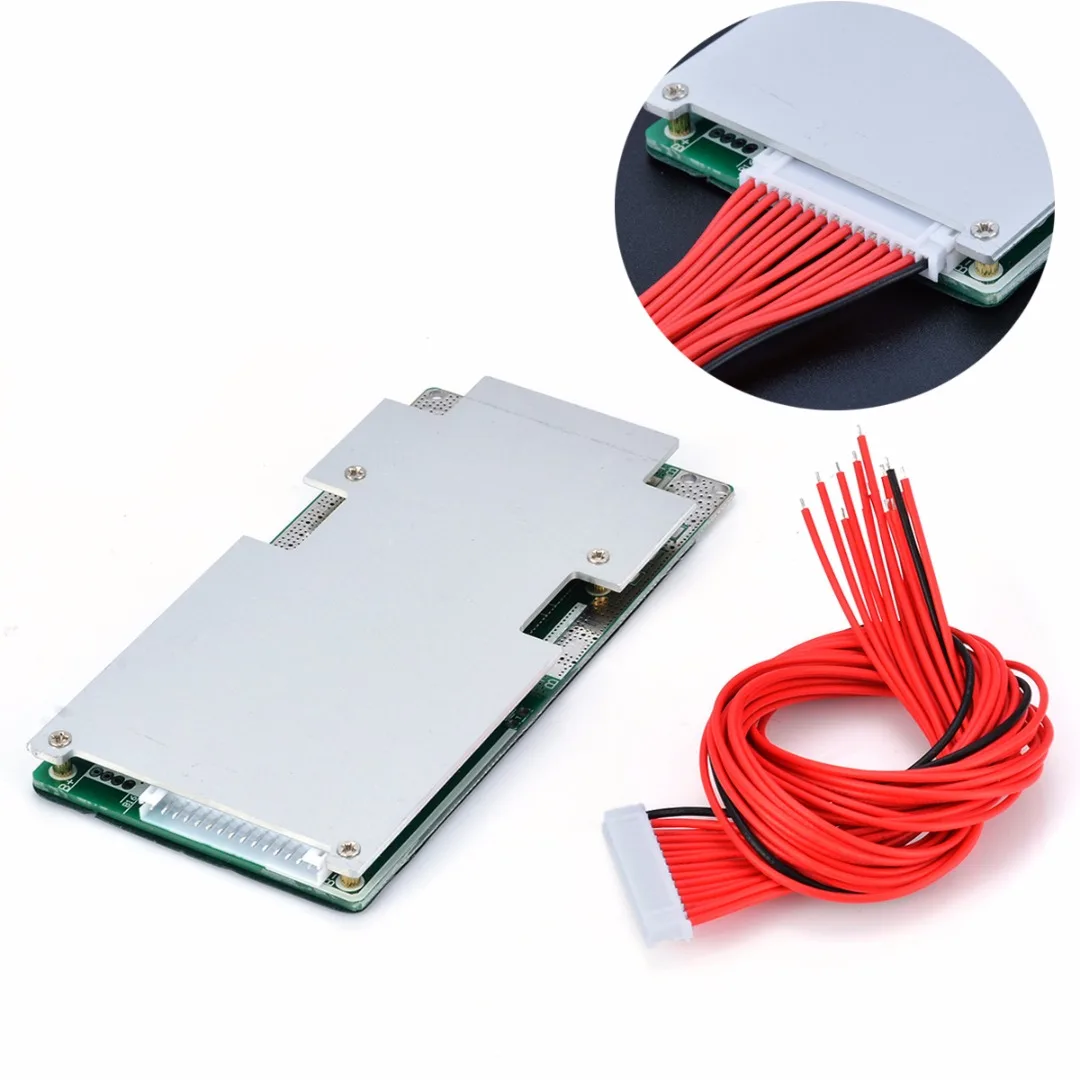 

1pc 14S 45A 50.4V Lithium Li-Ion Battery Protection Board With Balance BMS PCB New