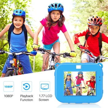 

Children Camera Dustproof Waterproof 1080P Camera with 2 Inch HD LCD Screen