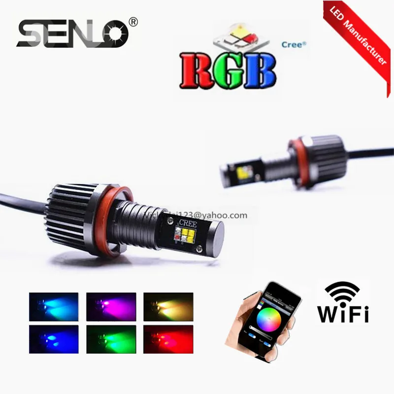 Ошибки нет горячей популярные цвет меняется беспроводной RGB светодиодные фары DRL ангел глаз для BMW E82 E89 е92 Е60 Е87 Е70 Х5 е71 Х6 E82 Е87 E89 Ошибки нет горячей популярные цвет меняется беспроводной RGB светодиодные фары DRL ангел глаз для BMW E82 E89 е92 Е60 Е87 Е70 Х5 е71 Х6 E82 Е87 E89