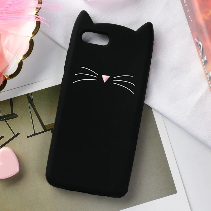 

Ojeleye Case For Huawei Honor 7A Cases 3D Cute Cat Ear Soft Silicone Cover On the for Huawei Y6 2018 Protective Covers Bumper