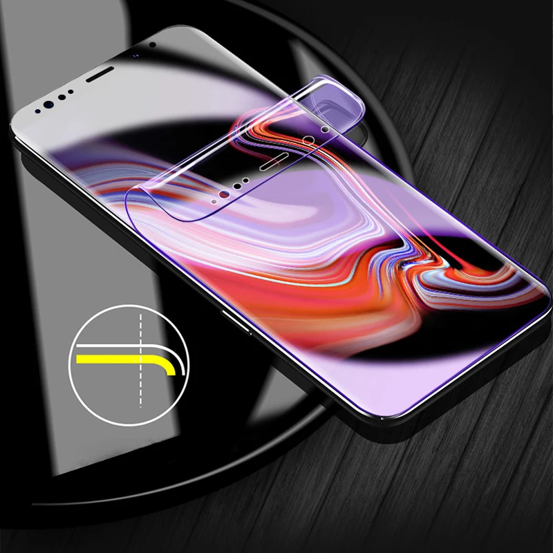 Ultra thin Full Cover Anti Blu Ray Soft Hydrogel Film For Samsung