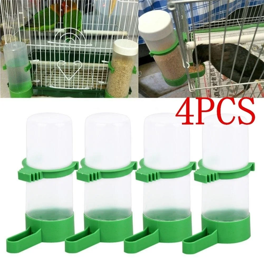 

4 pcs / lot Bird Feeder Waterer Drinker Pet Clip for Bird Feeder Agricultural Equipment (size:M)