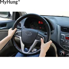 Car Steering Wheel Audio And Channel Control Button For Hyundai Verna Solaris 2010 To 2017 Original High Quality Car-Styling