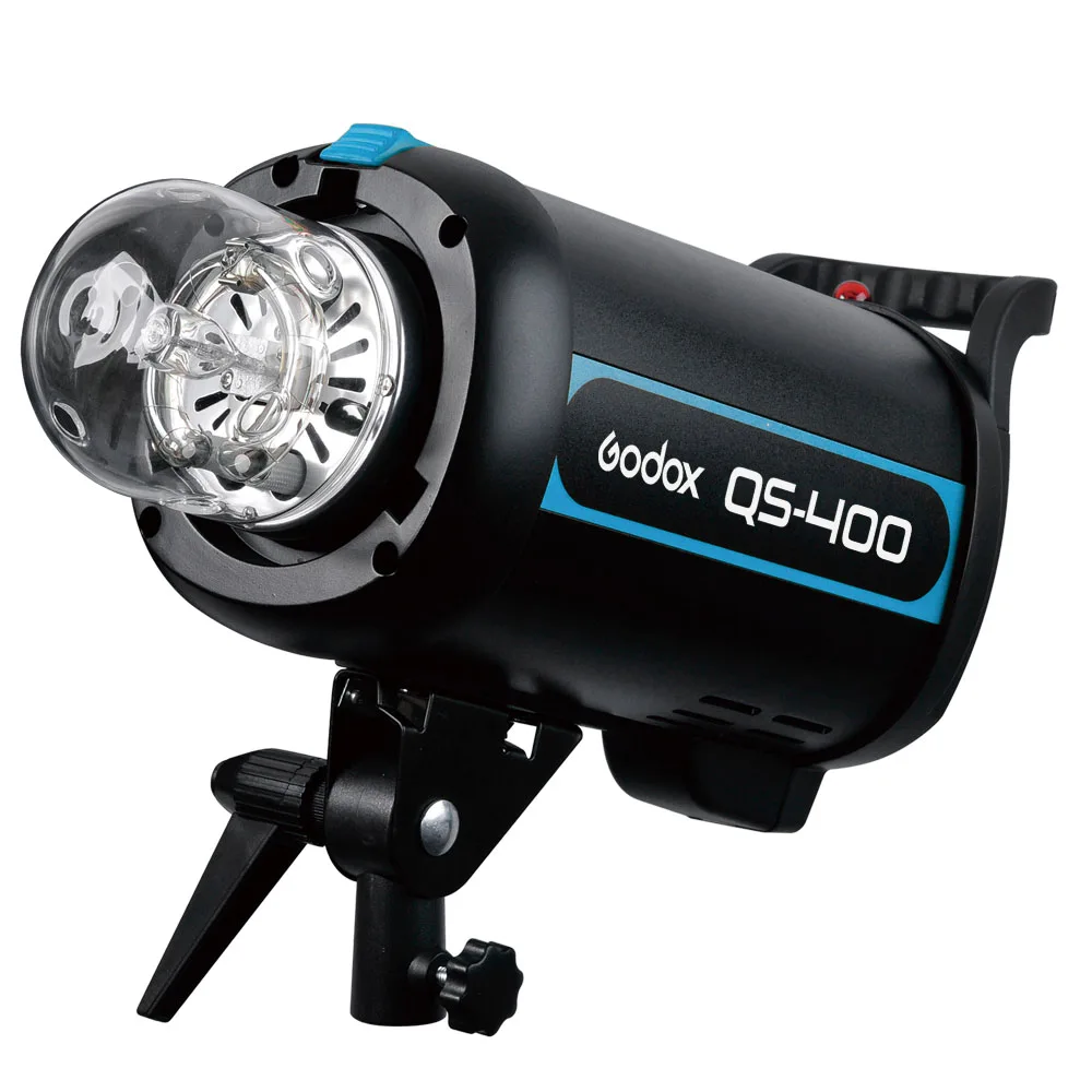 Godox QS400 5600 К 400Ws 110 В~ 220 В студийный стробоскоп фотовспышка лампа освещения 0,3~ 1,5 S время перезарядки 8A предохранитель для студийных фотографов