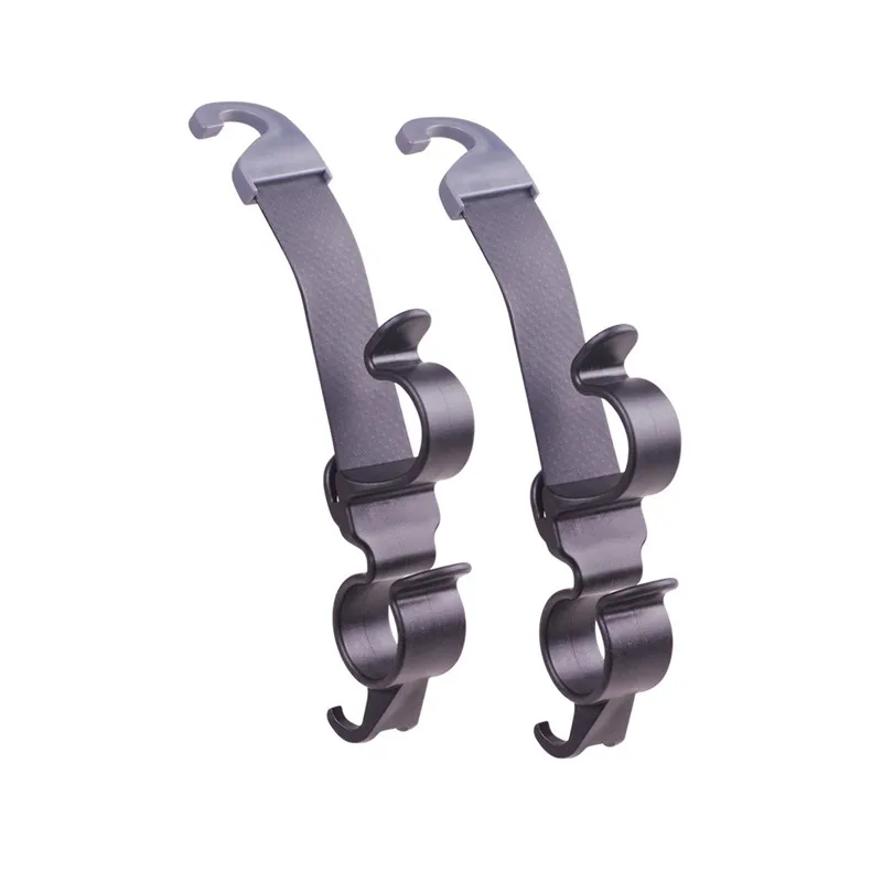 

Hypersonic Multi-function 4 In 1 Plastic Double Umbrella Hook Umbrella Hanger Mount Holder RV SUV MPV Car Accessories Universal