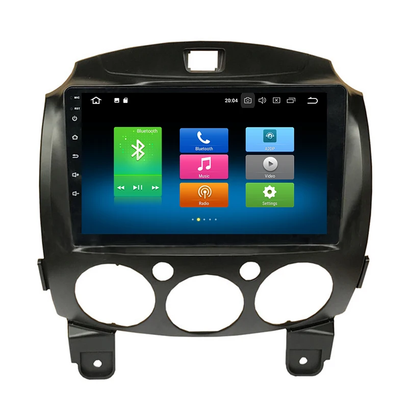 Top Lenvio IPS 4G RAM 32G ROM Octa Core Android 8.0 CAR DVD RADIO GPS Navigation multimedia For Mazda 2 2007 2008 2009-2012 WIFI DAB 1