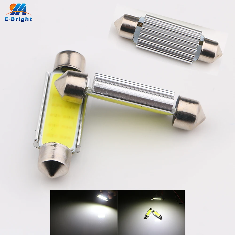 

Canbus COB 39mm !! 50pieces/lot Canbus No Error Free C5W COB 12 SMD 12 Led Festoon Lamps Auto Led Reading lamp 39mm 12V DC