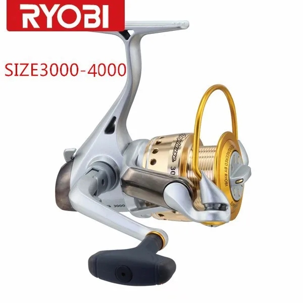 Оригинальный RYOBI спиннинговая Рыболовная катушка аплодисменты 5BB Алюминиевая Катушка спиннинговая катушка карп Fising Molinete Peche Carretilha Para Pesca