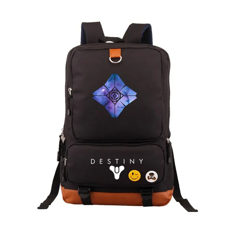 Горячая игра Destiny Железный баннер рюкзак черный школьные сумки Bookbag Косплей геймер Дети Подростки плечо ноутбук дорожные сумки подарок - Цвет: 043010