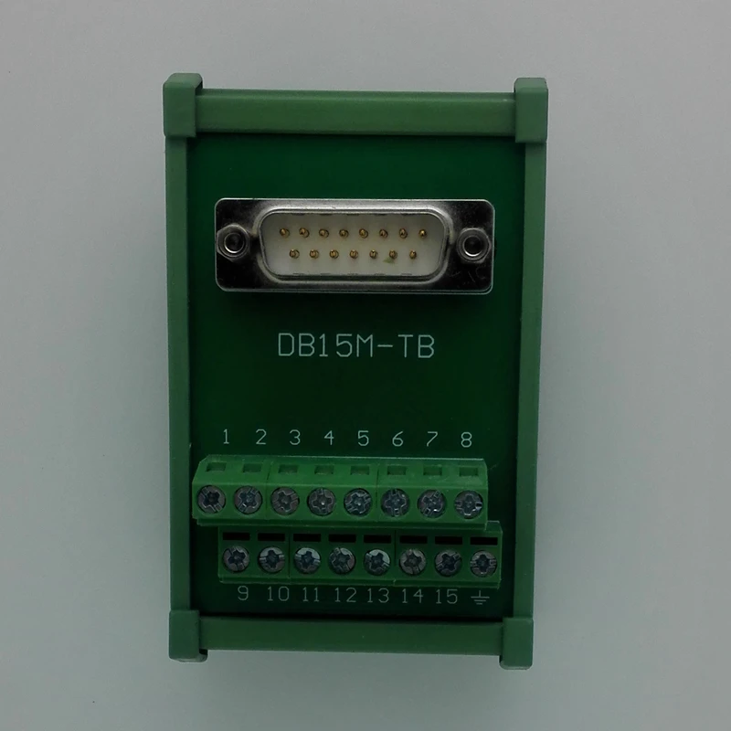 DB15 D Sub разъемы din рейка Клеммная колодка Breakout Board Female|board boy|db15 maleboard engine |