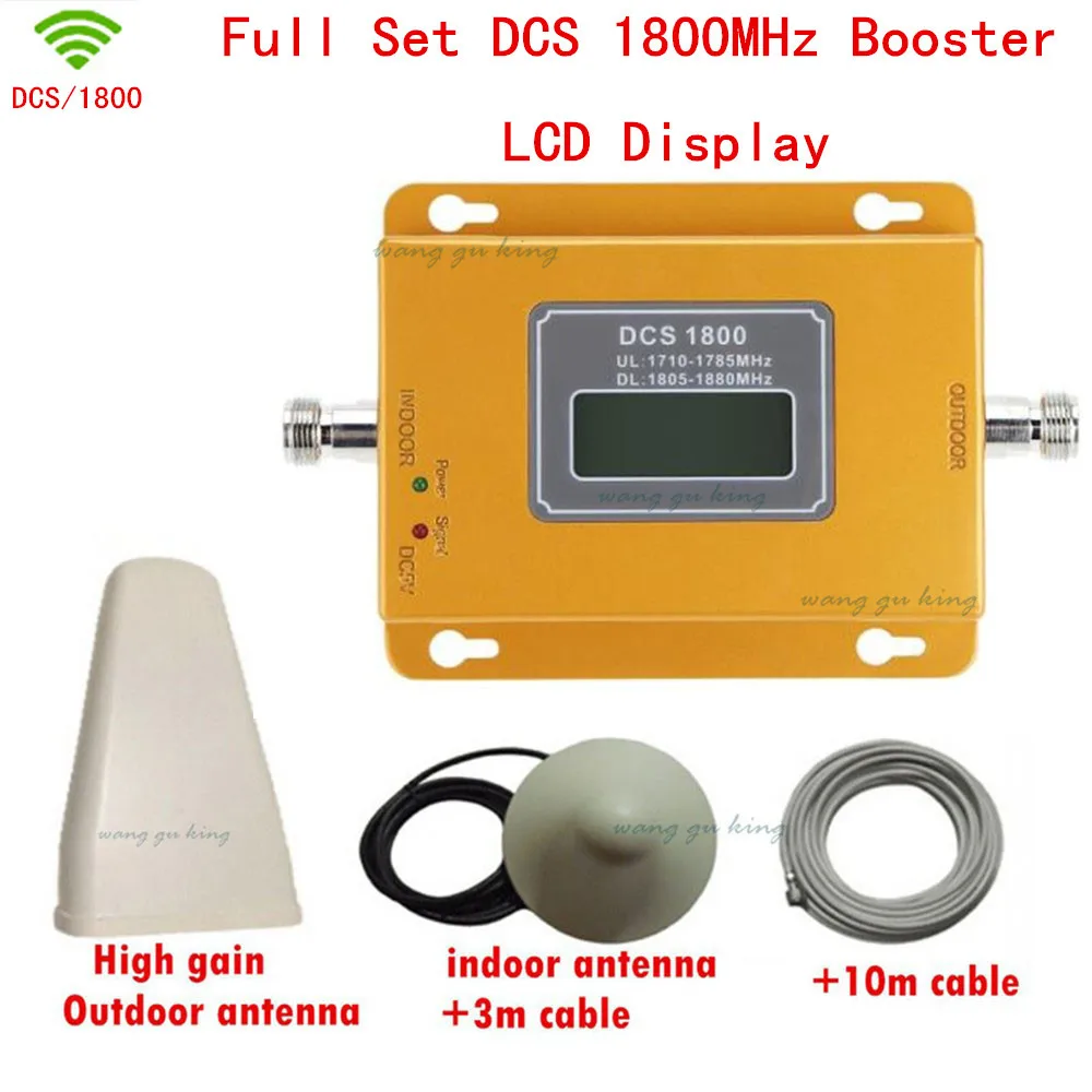 

High power Full set 4G DCS Cellular Signal Repeater signal booster dcs 1800 mhz cellpone Signal Repeater DCS Booster Amplifier